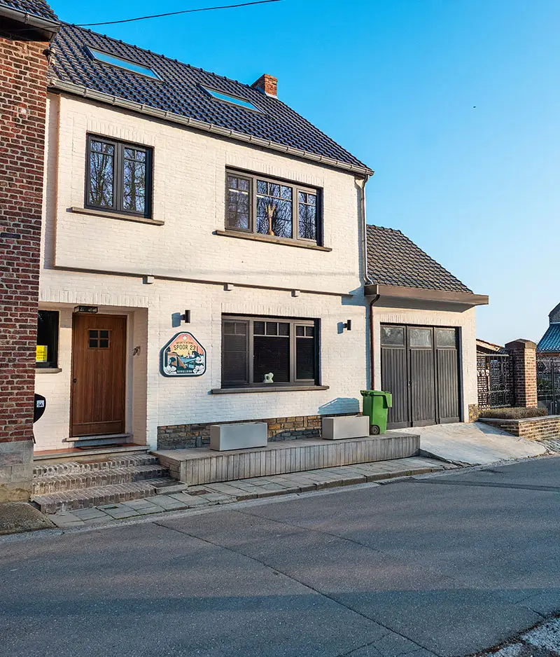 Vakantiewoning Spoor 23 in Borgloon, kindvriendelijke accommodatie met ruime woning en rustige ligging.